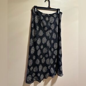Y2K Vintage Silk Floral Skirt